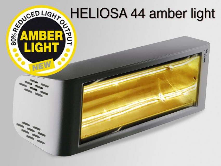 Infrarotstrahler Heliosa HiDesign 44 Amber Light 2000 Watt IPX5 anthrazit